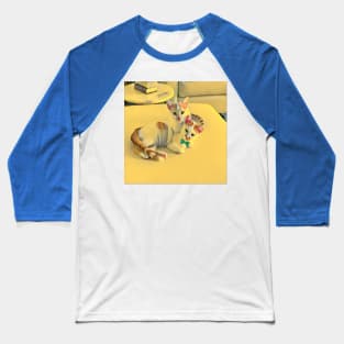 ART CAT FAMILY Baseball T-Shirt